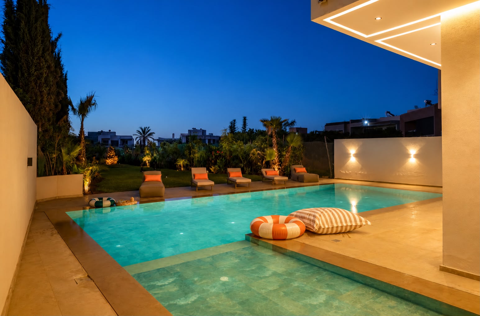 Villa avec piscine pour un EVJF à Marrakech